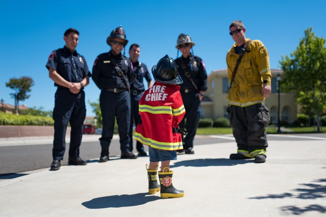 child firefighter chief