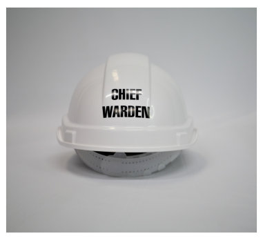 Chief Warden Helmet Front View