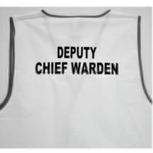 deputy chief warden vest