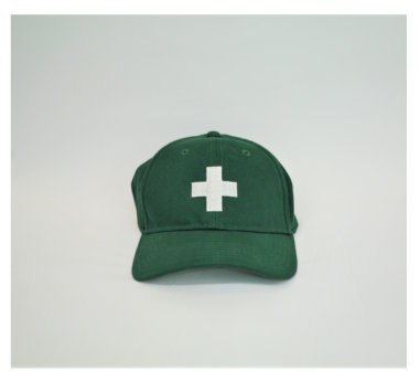 First Aid Cap Color Green