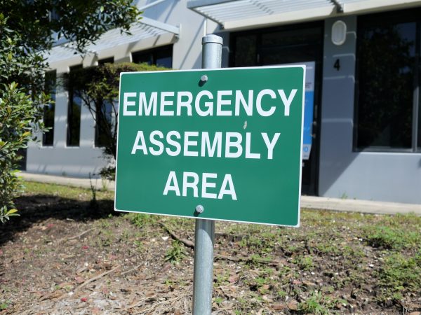 Emergency Assembly Area Sign